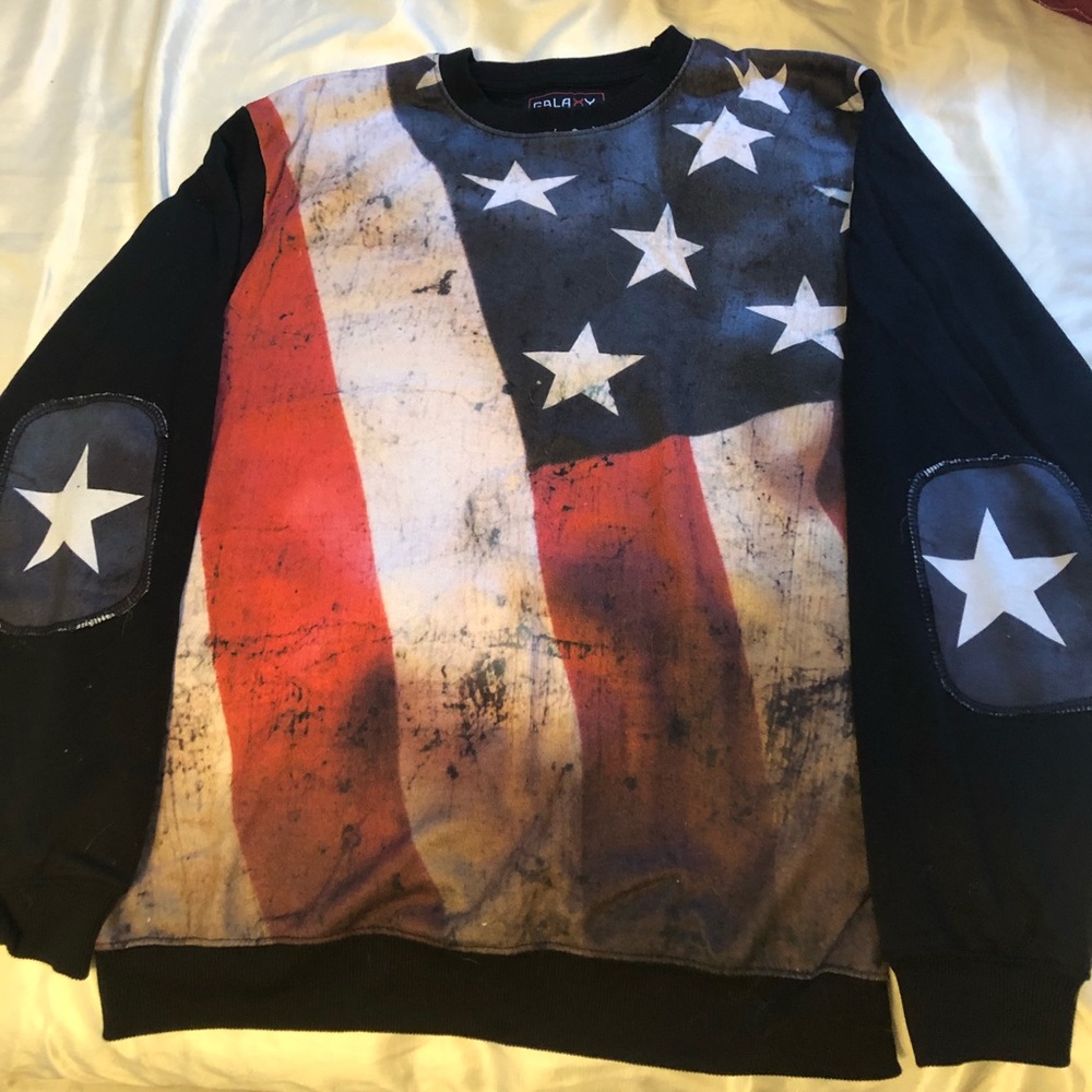American Flag Sweatshirt
